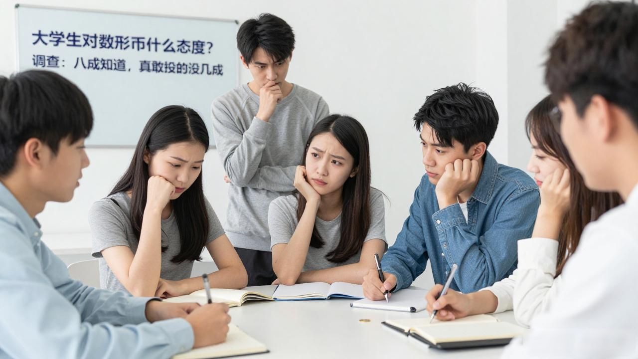 大学生对数字货币什么态度？调查：八成知道，真敢投的没几成