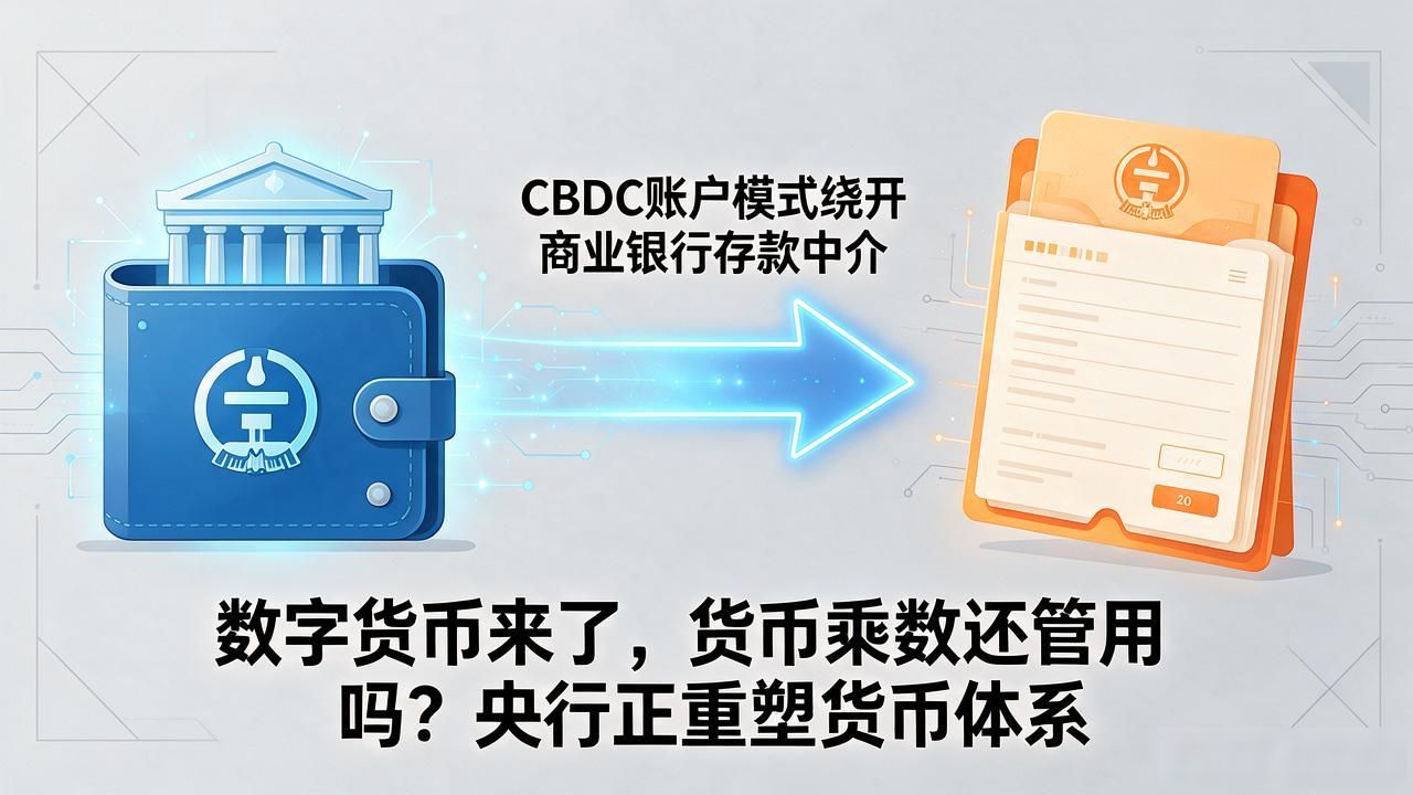 数字货币来了，货币乘数还管用吗？央行正重塑货币体系