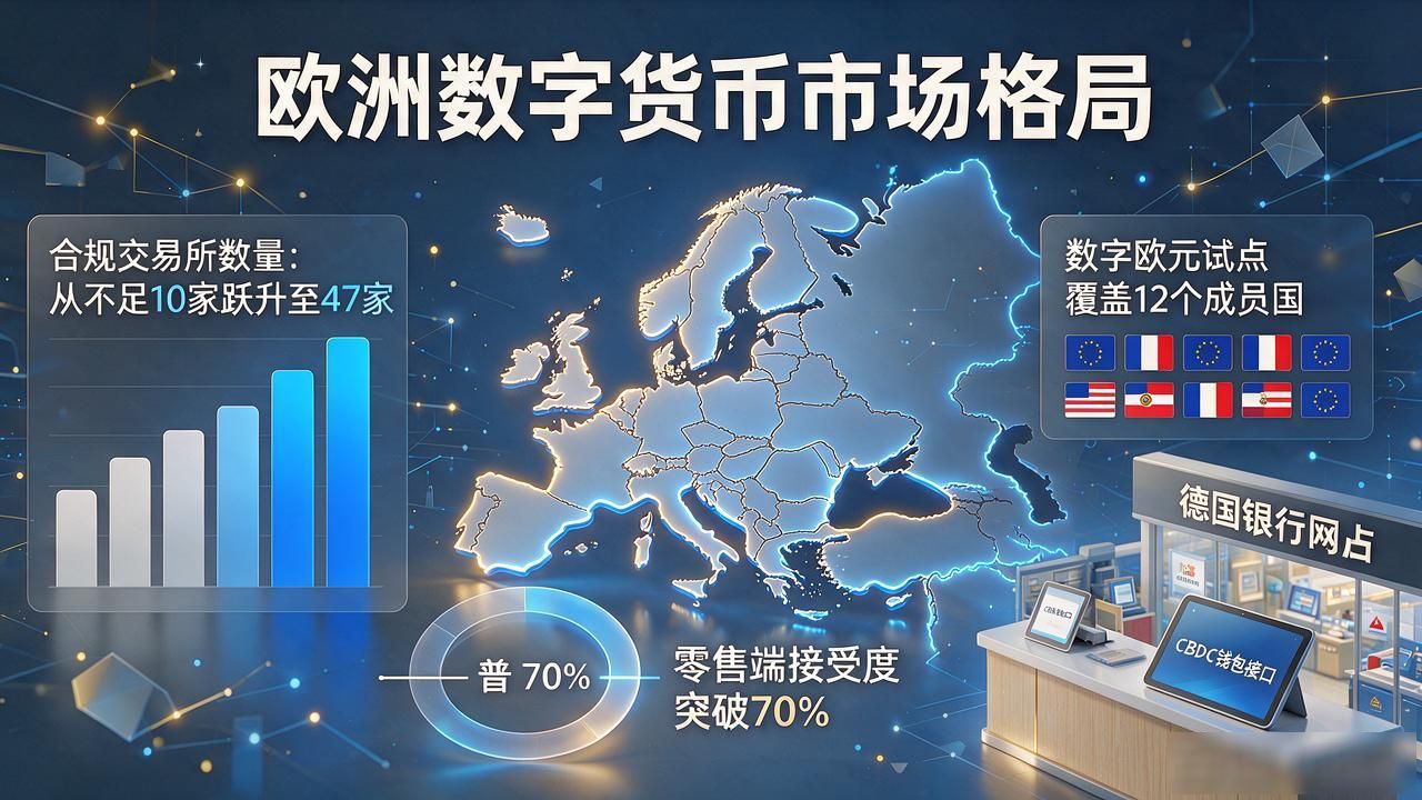 各国数字货币市场最新格局：美国继续领跑，欧洲加速追赶，亚洲闷声变局