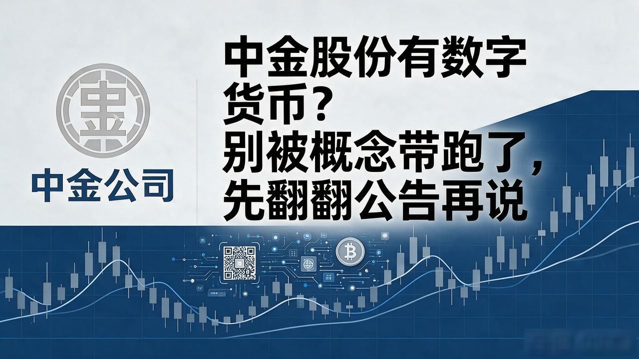 中金股份有数字货币？别被概念带跑了，先翻翻公告再说