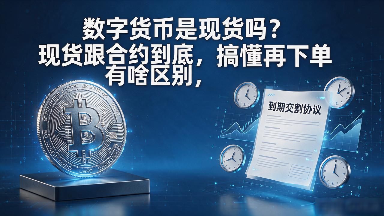 数字货币是现货吗？现货跟合约到底有啥区别，搞懂再下单