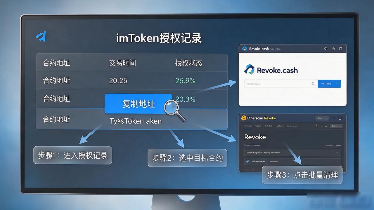 Revoke.cash批量取消代币授权_imtoken钱包无限授权怎么撤销_imtoken钱包被设置权限