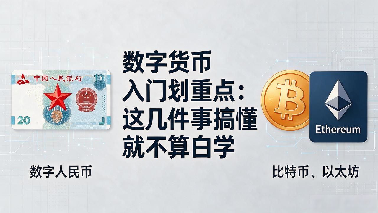 涨知识划重点数字货币_数字货币底层逻辑解析_数字人民币与比特币区别