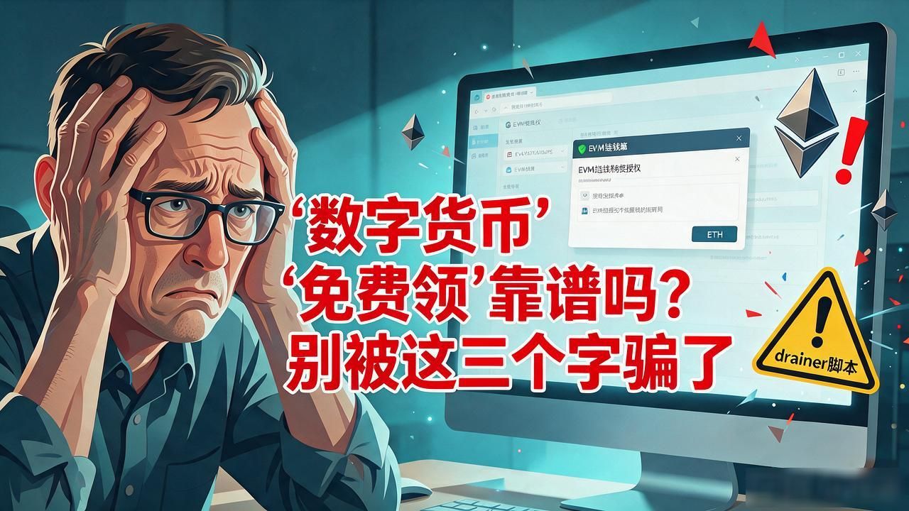 数字货币"免费领"靠谱吗？别被这三个字骗了