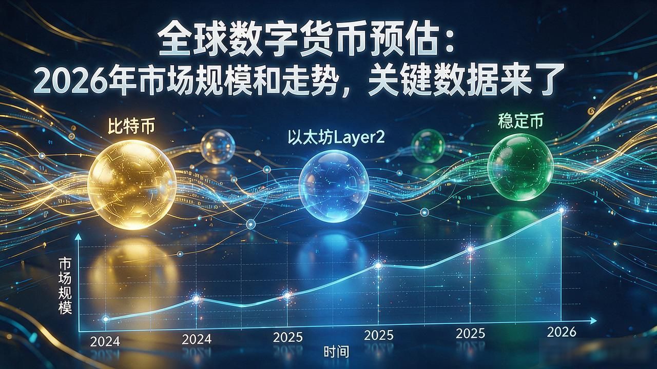 全球数字货币预估：2026年市场规模和走势，关键数据来了