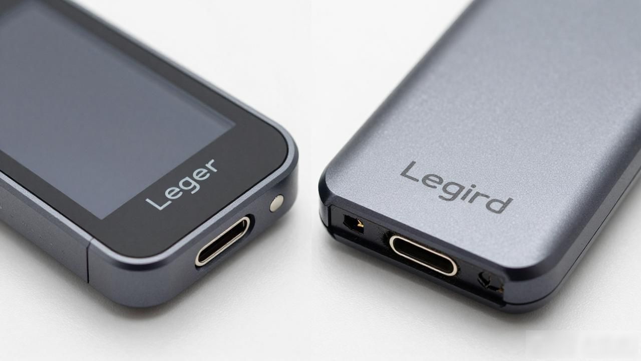 数字货币硬件钱包图片_Trezor硬件钱包实物图识别正仿_Ledger硬件钱包外观细节辨别型号