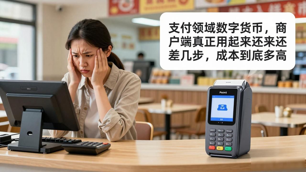 支付领域数字货币，商户端真正用起来还差几步，成本到底多高
