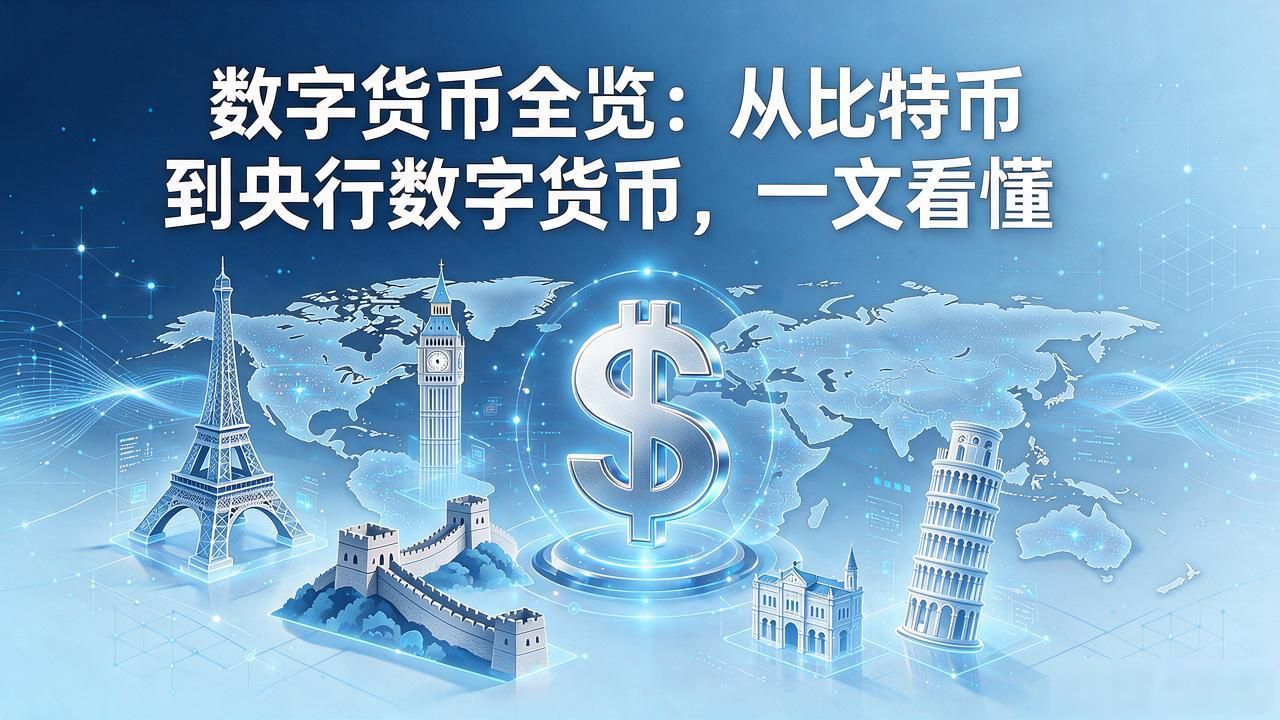 数字货币全览：从比特币到央行数字货币，一文看懂